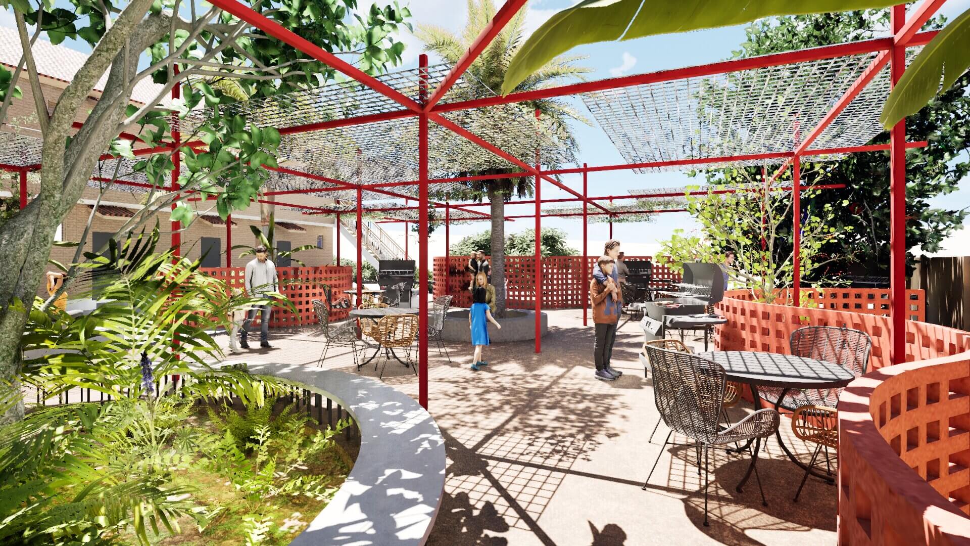 八重山諸島のホテルの改修 -1